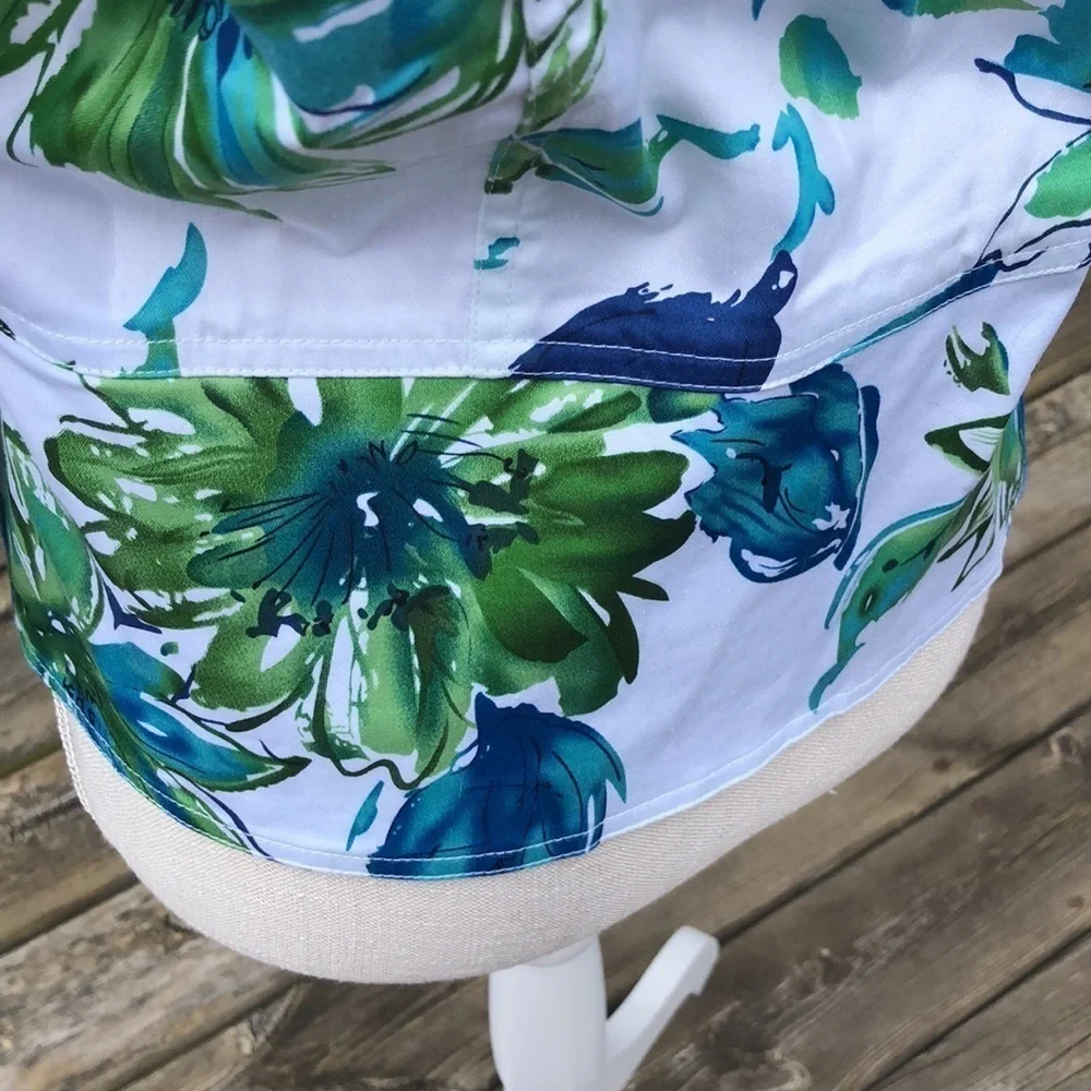 Coldwater‎ Creek Snap-up Water Color Print Jacket - Picture 8 of 12